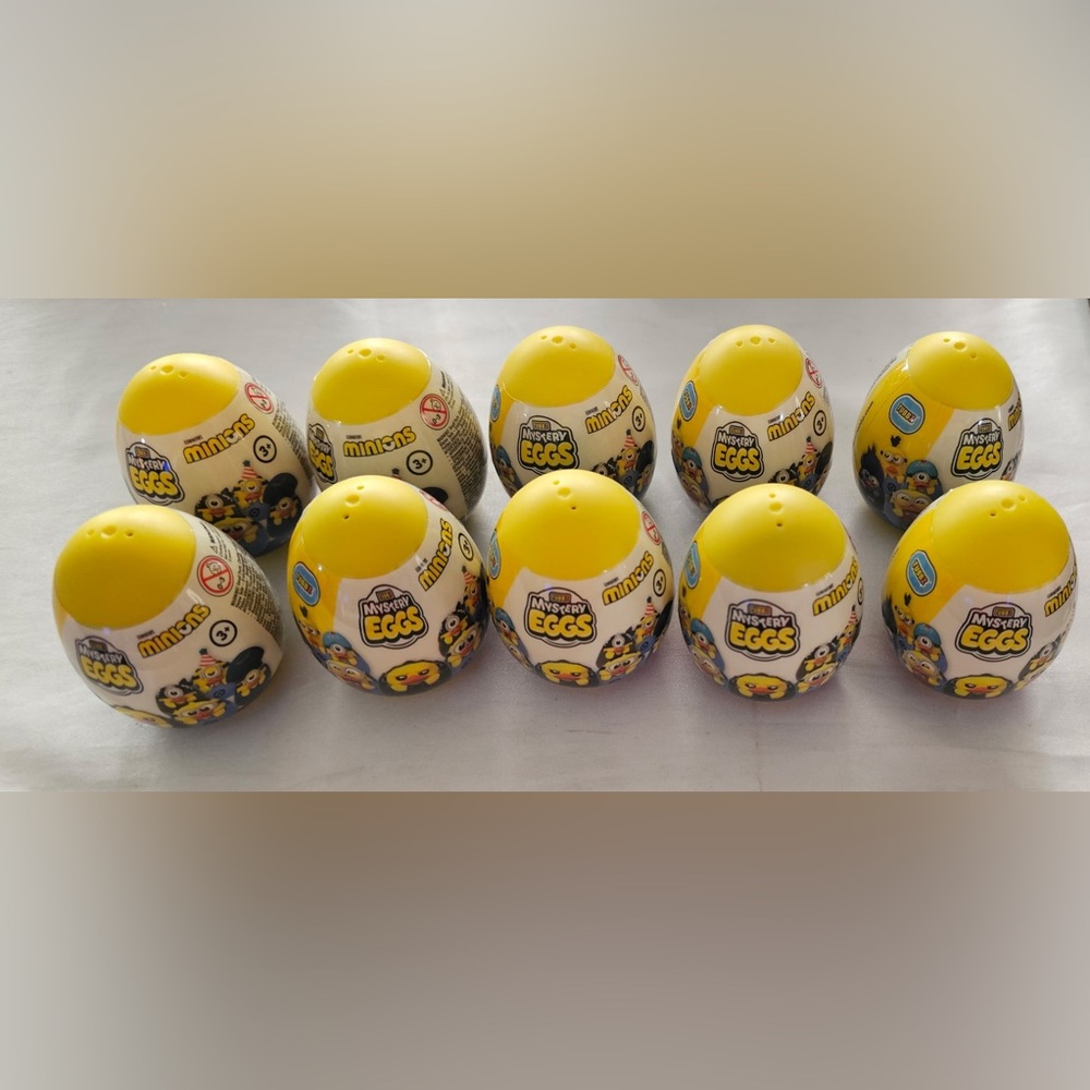 Lot of 10 Tubbz Illumination Minions Minifigure Mystery Eggs